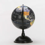 Globe terrestre vintage noir