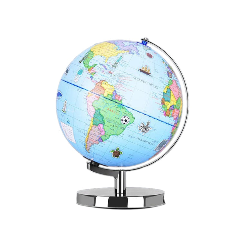 Globe terrestre 3D virtuel relief marin