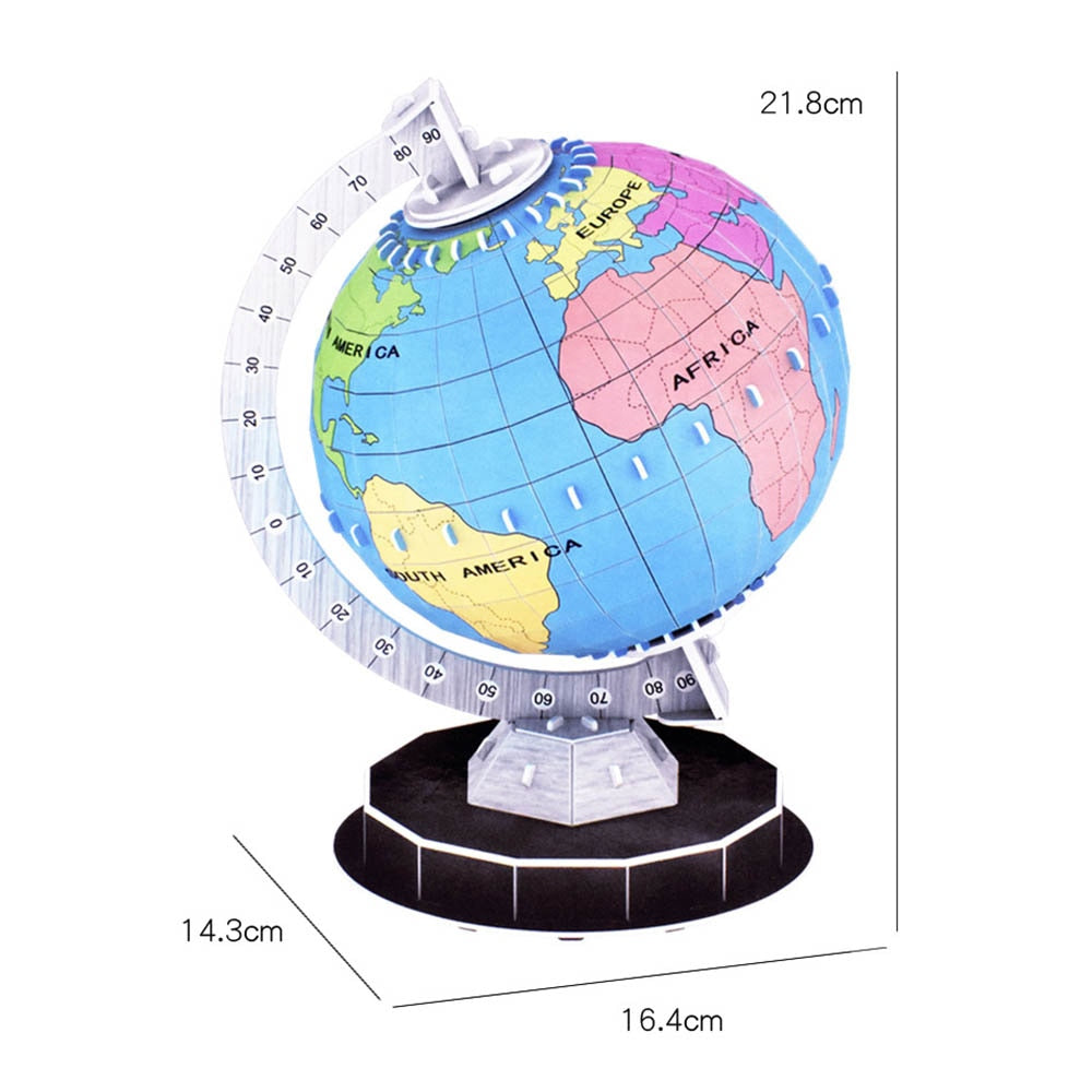 Globe terrestre en dessin